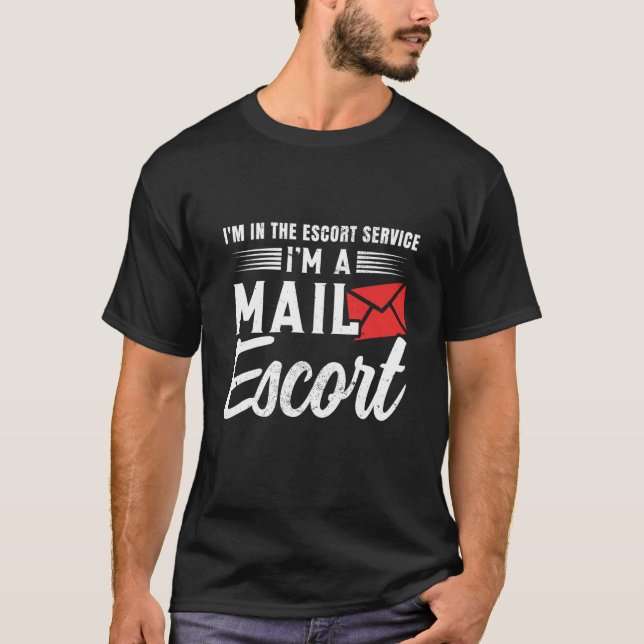Camiseta Postal Worker Postman Mail Escort Mail Carrier (Anverso)