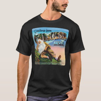 Camiseta Postales de cosecha de catTallas Van Winkle Vintag