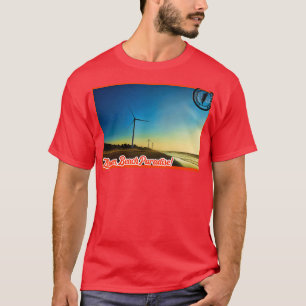 Camiseta Postales de la isla fantasma del paraíso de la pla