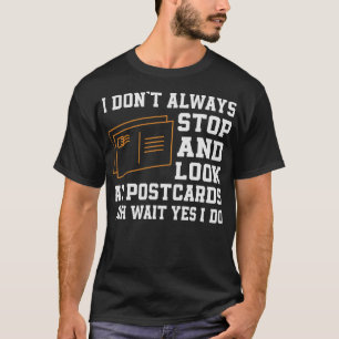 Camiseta Postales para la recogida de postales de destilaci