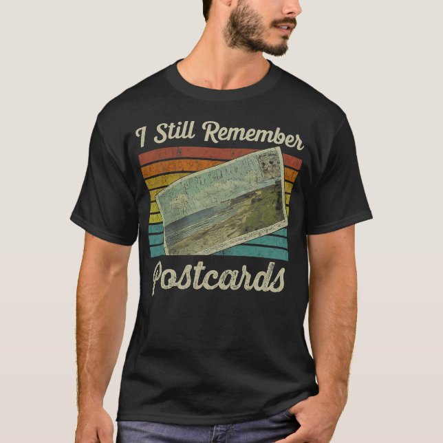 Camiseta Postales para la recogida de postales de destilaci (Anverso)