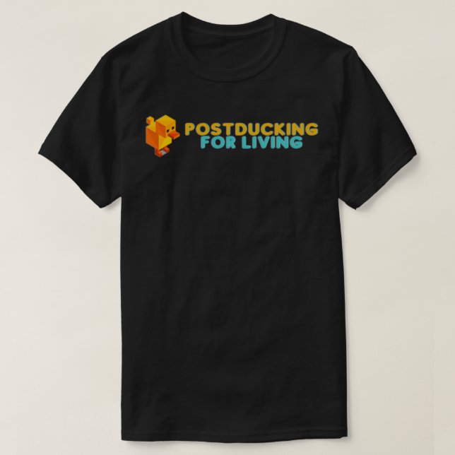Camiseta Postducking for living (Diseño del anverso)