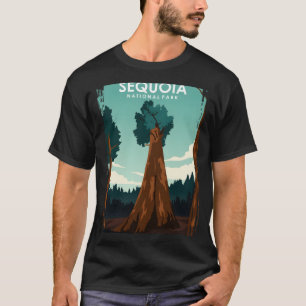 Camiseta Poste de viaje mínimo en el parque nacional de la