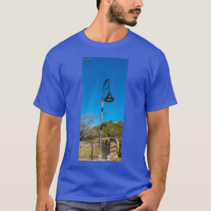 Camiseta Poste decorativo de la lámpara de hierro