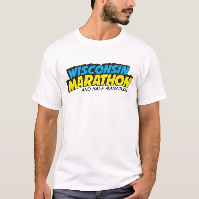 Camiseta Poste-Maratón del maratón de Wisconsin (Anverso)