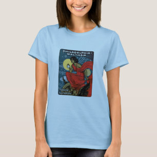 Camiseta Poster 1900 del reloj de bolsillo de Waltham
