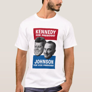 Camiseta Poster 1960 de la elección de Kennedy y de Johnso