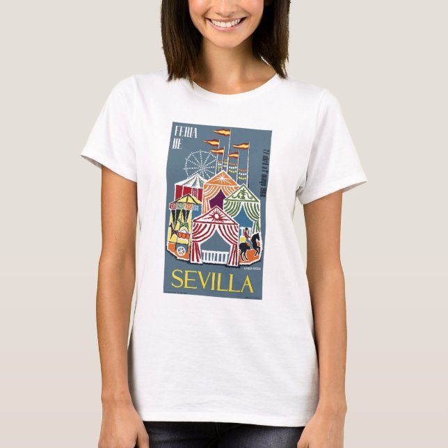 Camiseta Poster 1960 del festival de España Sevilla (Anverso)