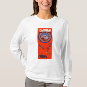 Camiseta Poster 2 de la publicidad del Monte Rainier