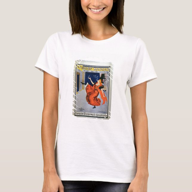 Camiseta Poster advertising 'The Skirt Dancer', performed b (Anverso)