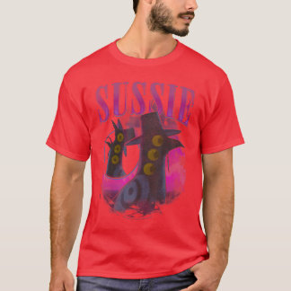 Camiseta Póster angustiado de Halloween Sussie Y2K