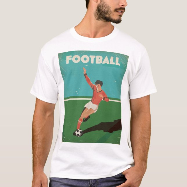 Camiseta Póster Antiguo de Fútbol (Anverso)