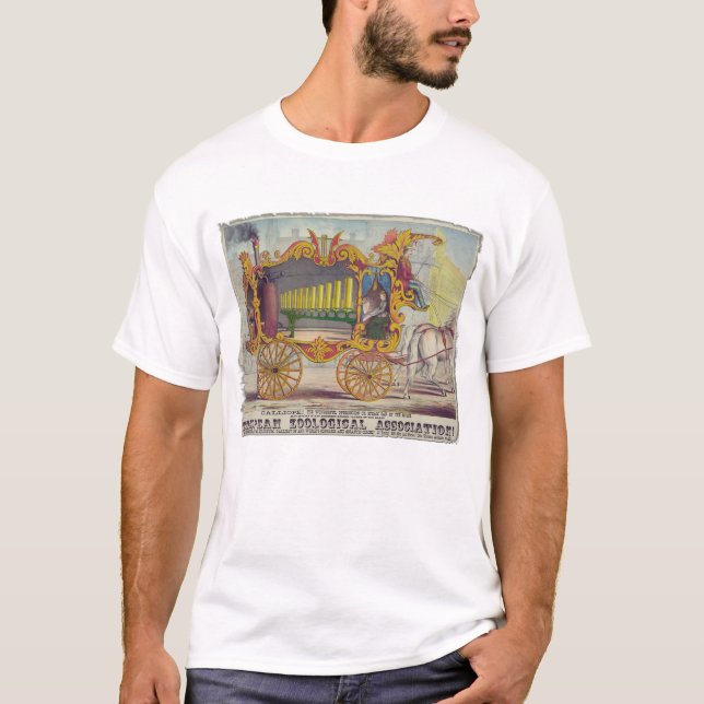 Camiseta Poster antiguo del circo del Calliope (Anverso)