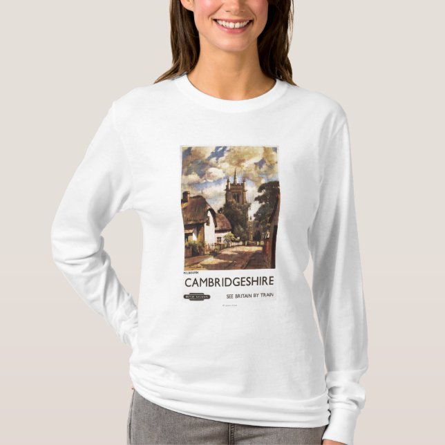 Camiseta Poster británico de los ferrocarriles de la (Anverso)