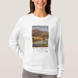 Camiseta Poster británico de los ferrocarriles de la escen