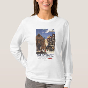 Camiseta Poster británico de los ferrocarriles de la vieja