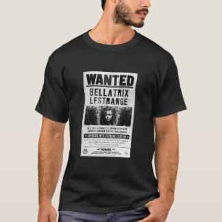 Camiseta Poster buscado de Bellatrix Lestrange