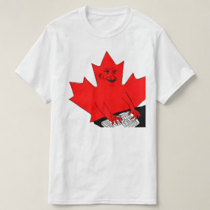 Camiseta Poster canadiense Meme de la hoja