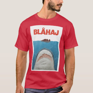 Camiseta Póster de amigos de Blahaj Jaws
