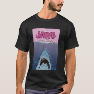 Camiseta Póster de Aniversario 50 de Tiburón Mediotono Fren