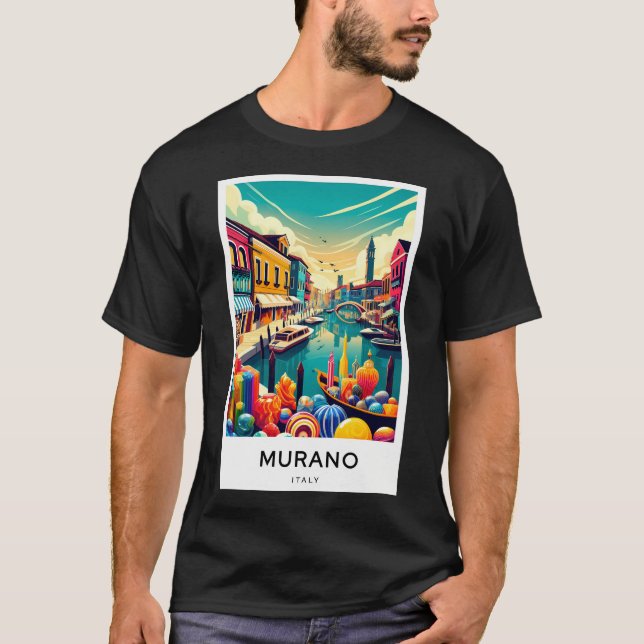 Camiseta Poster de arte digital de Murano Italia (Anverso)