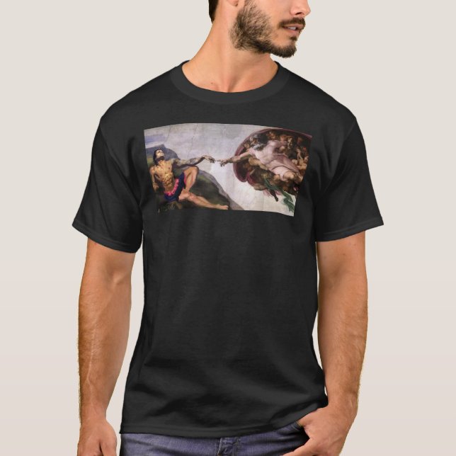 Camiseta poster de arte zyzz meme (Anverso)