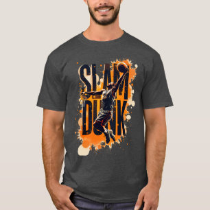 Camiseta Poster de baloncesto Slam Dunk - Diseño moderno