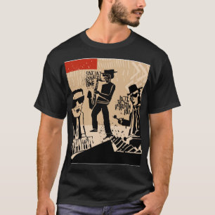 Camiseta Poster de banda de jazz de vintage: Guay Design