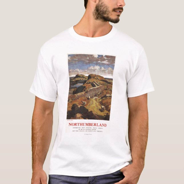 Camiseta Poster de British Rail de la pared y de las ovejas (Anverso)