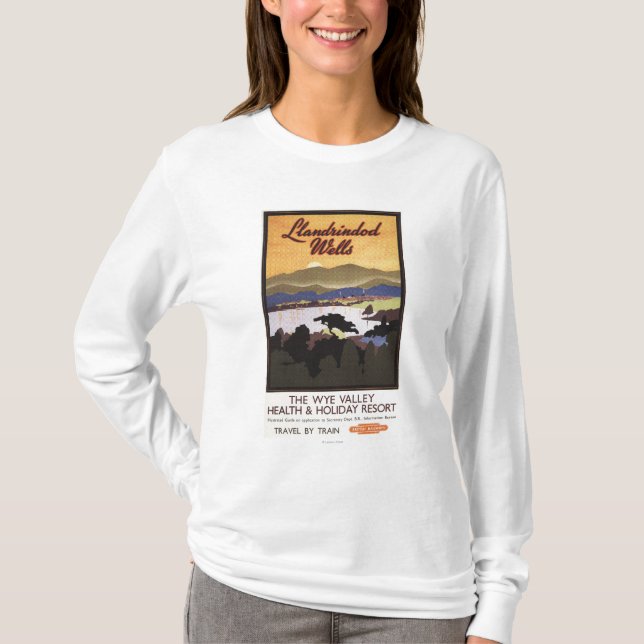 Camiseta Poster de British Rail del centro turístico del (Anverso)