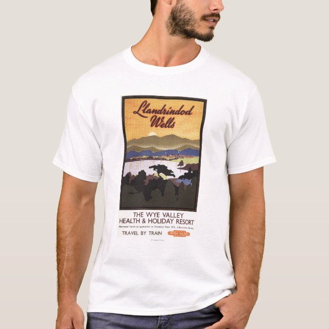 Camiseta Poster de British Rail del centro turístico del (Anverso)