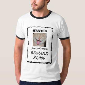 Camiseta Poster de búsqueda divertida y personalizada