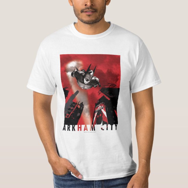 Camiseta POSTER de CA - Batman volando (Anverso)
