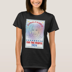 Camiseta Póster de campaña de Kamala Harris para el pueblo 