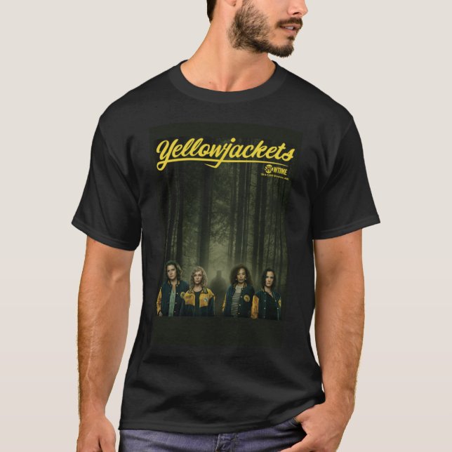 Camiseta Poster de caracteres de los chalecos amarillos (Anverso)