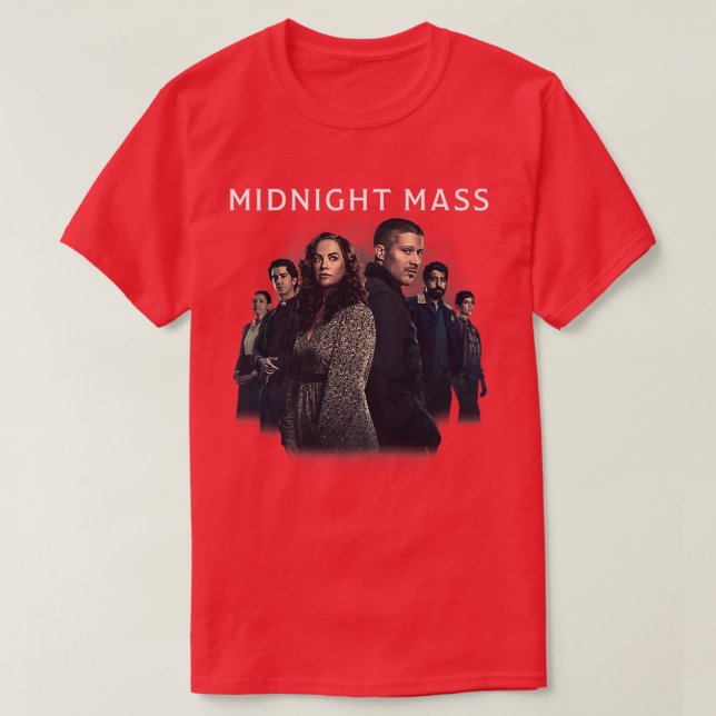 Camiseta Poster de caracteres de masa nocturna V2100 (Diseño del anverso)