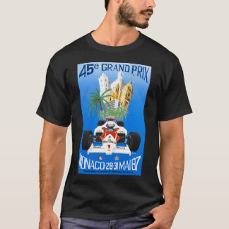 Camiseta Póster de carreras del Gran Premio de Mónaco de 19