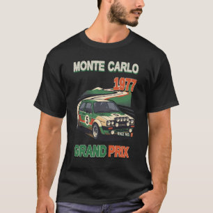 Camiseta Póster de carreras del Gran Premio de Monte Carlo