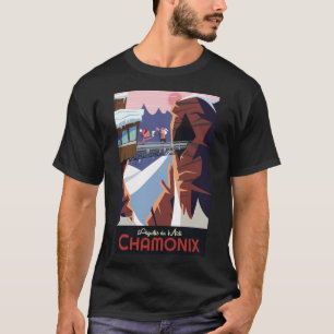 Camiseta Póster de Chamonix L'Aiguille Du Midi