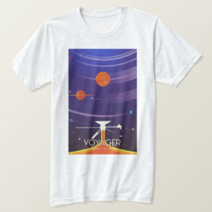Camiseta Póster de ciencia del Grand Tour de Voyager