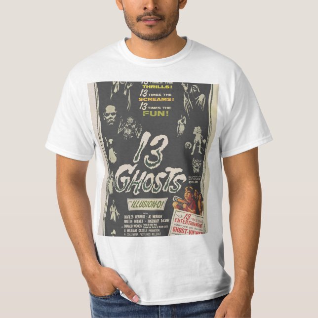 Camiseta poster de cine de 13 fantasmas (Anverso)
