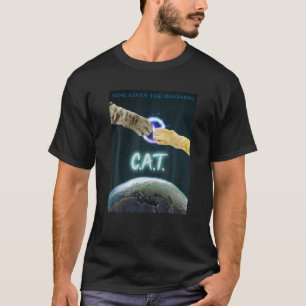 Camiseta Poster de cine de espacio de cosecha de gato regal