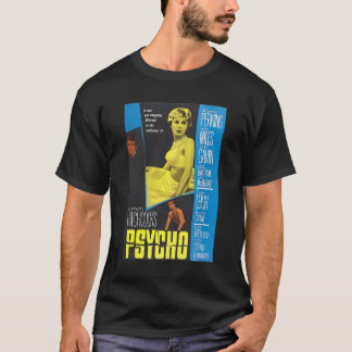 Camiseta Poster de cine Psycho 1960 de antiguo dominio públ