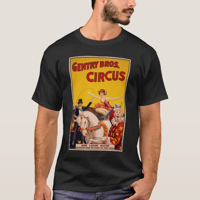 Camiseta Poster de circo de época (Anverso)
