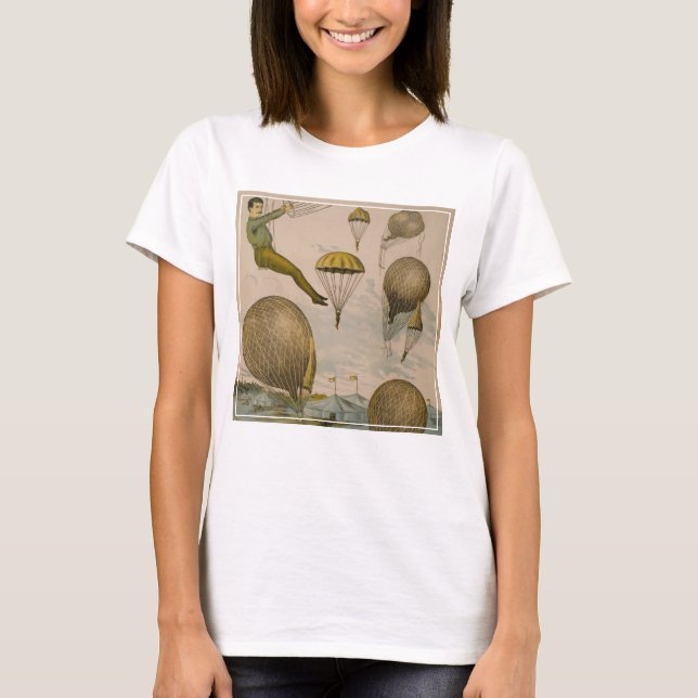 Camiseta Poster De Circo De Un Balón Aéreo (Anverso)