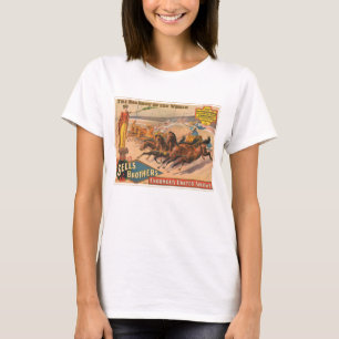 Camiseta Poster De Circo Vintage De Una Carrera Romana De C