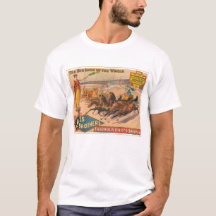 Camiseta Poster De Circo Vintage De Una Carrera Romana De C