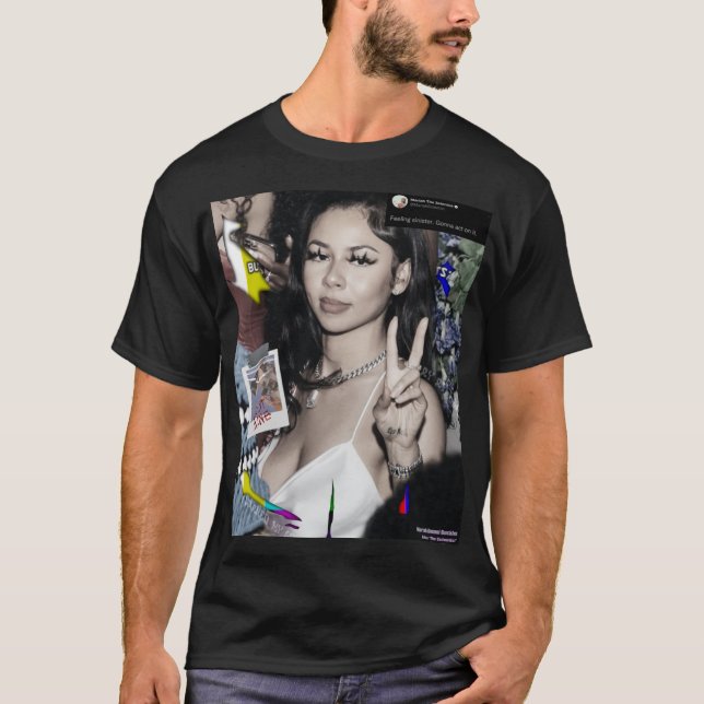 Camiseta Póster de collage de Mariah la científica chica (Anverso)