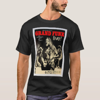 Camiseta Póster de concierto de Grand Funk.