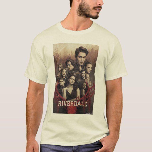 Camiseta Poster de cráneo de Riverdale Deer (Anverso)